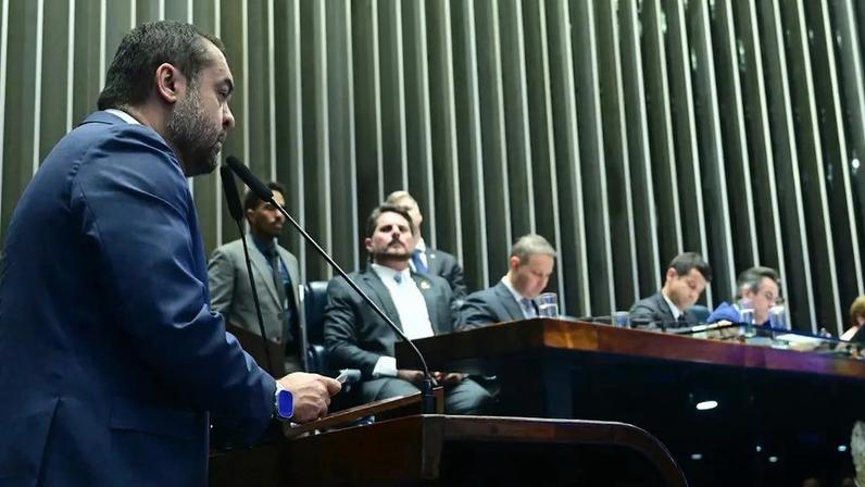 Governador do RJ contesta afirmações do governo que usa operação contra o PCC como exemplo de ação. (Foto: Geraldo Magela/Agência Senado)