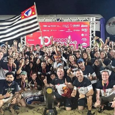 São Paulo conquista o tricampeonato na copa das federações de tênis de praia
