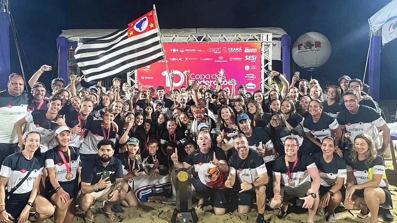 São Paulo, tricampeão da Copa das Federações (Foto: CBT)
