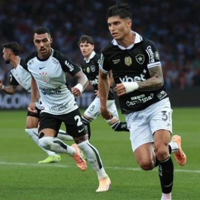 Corinthians e Botafogo empatam em duelo movimentado pelo Brasileirão