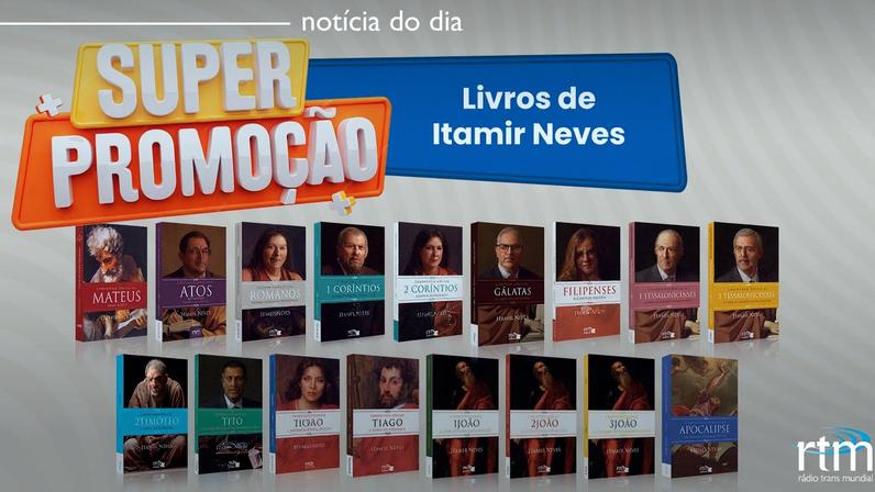 Loja RTM realiza promoção de livros de Itamir Neves