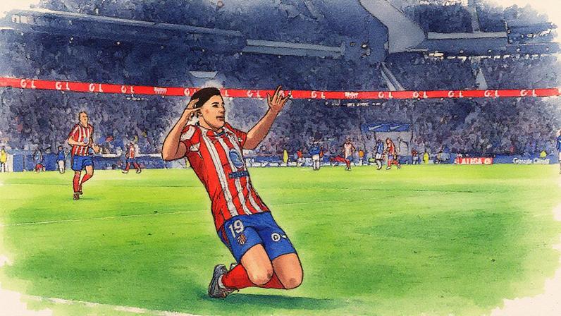 Julián Álvarez, avançado do Atlético Madrid - Foto: IMAGO