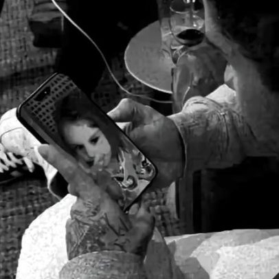 Zé Felipe faz chamada de vídeo com Maria Flor antes de viagem a Angola