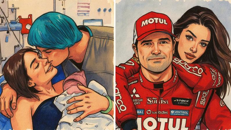 Nasce filha do piloto Nelson Piquet Jr. — Foto: Hanna Rocha
