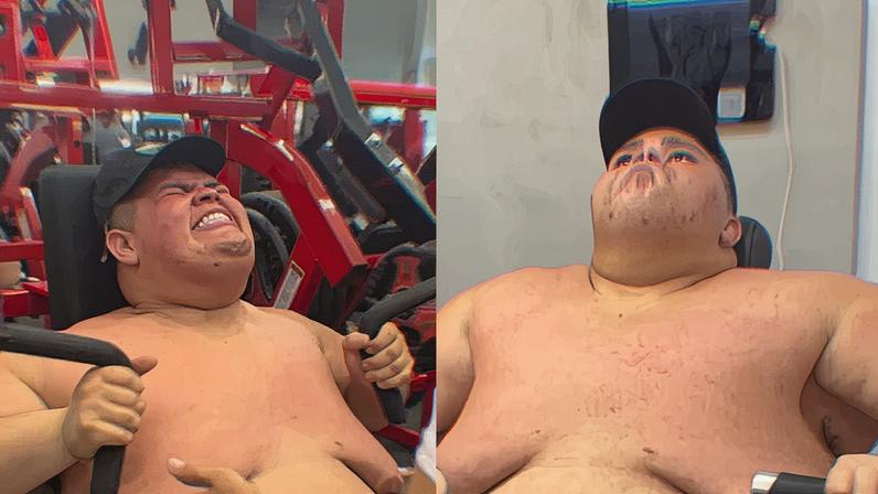 Gordão da XJ compartilha rotina intensa de treinos — Foto: Reprodução/Instagram