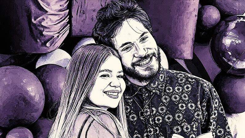 Ary Mirelle compartilha momento inusitado com o filho durante o Grammy Latino — Foto: Reprodução/Instagram