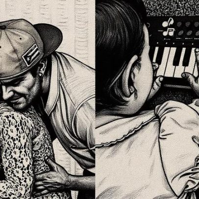 Serena, filha de Jade Magalhães e Luan Santana, encanta tocando piano infantil