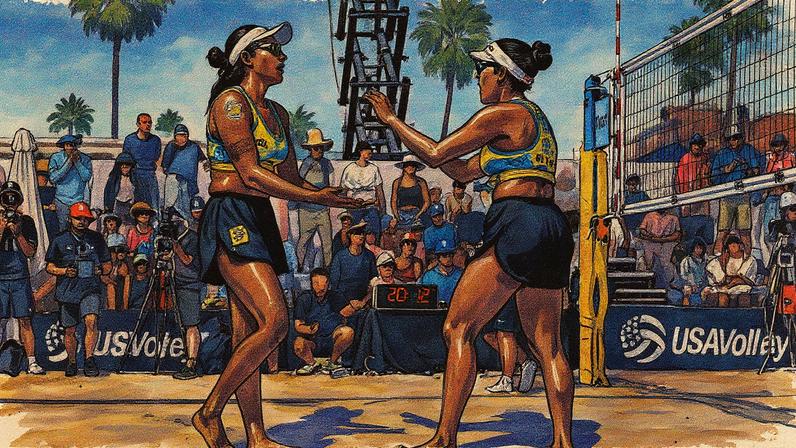 Duda e Ana Patrícia conquistaram a medalha de bronze no Elite 16 de João Pessoa (Foto: Volleyball World)