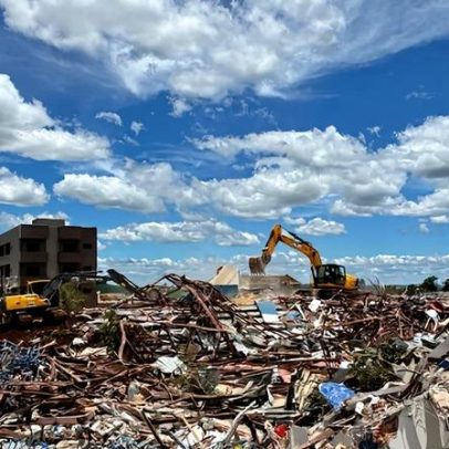 Rio Bonito do Iguaçu inicia reconstrução após tornado