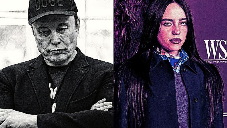 Elon Musk and Billie Eilish