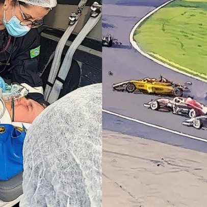 Batida em Interlagos deixa piloto inconsciente por 12 minutos