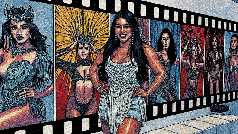 Fernanda Bande entra para time de musas do Salgueiro no Carnaval 2026 — Foto: Anderson Bordê/AgNews