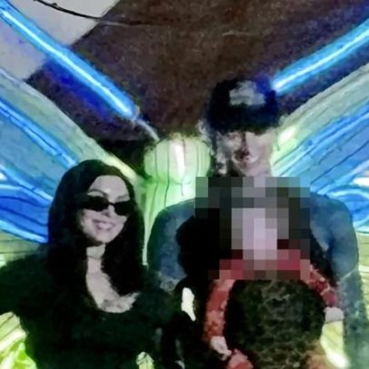 Megan Fox e MGK participam de passeio familiar com a filha Saga