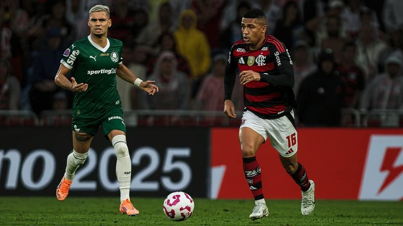 Flamengo e Palmeiras são os finalistas da Libertadores de 2025 (Foto: Gilvan de Souza/CRF)