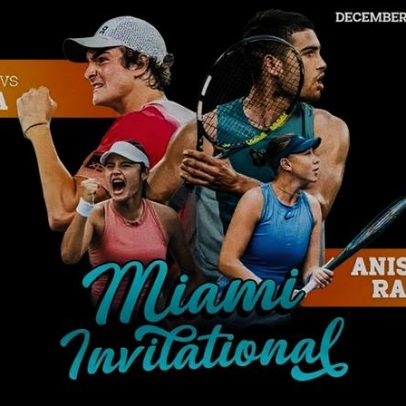 Globo transmite a exibição entre Fonseca e Alcaraz