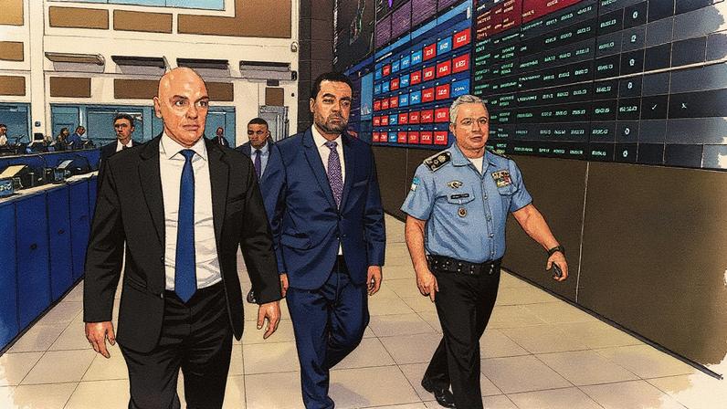 Moraes (STF) exige que Cláudio Castro (RJ) preserve imagens de câmeras corporais e relatórios da Operação Contenção, com 121 mortos - Foto: Rosinei Coutinho/STF