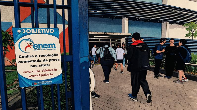 Prepare-se para o Enem 2025 com dicas de especialistas. Saiba como otimizar seus estudos, gerenciar o tempo e cuidar da saúde mental na reta final do exame - Foto: Marcelo Camargo/Agência Brasil