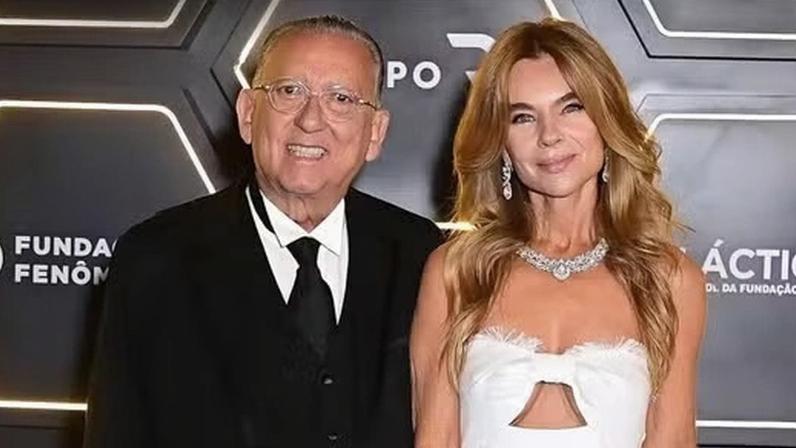 Galvão Bueno e Desirée Soares — Foto: Reprodução/Instagram