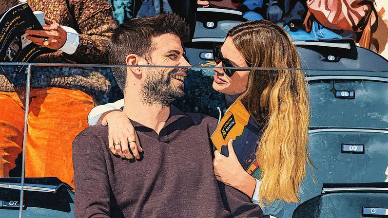 Gerard Piqué e Clara Chía — Foto: Getty Images