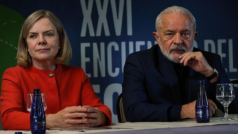 Gleisi Hoffmann e Lula (Foto: Valter Campanato/Agência Brasil / arquivo)