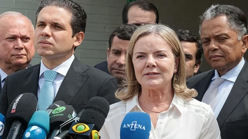 Gleisi reúne-se com Motta em meio a crise entre governo e Câmara