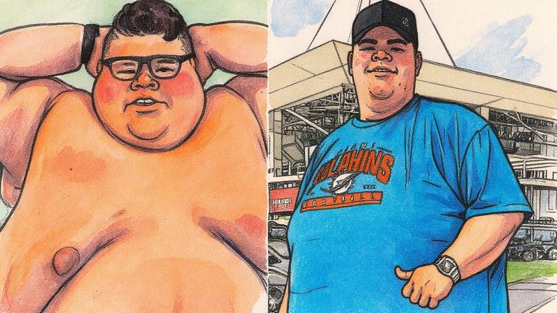 Gordão da XJ mostra antes e depois do processo de emagrecimento — Foto: Reprodução/Instagram