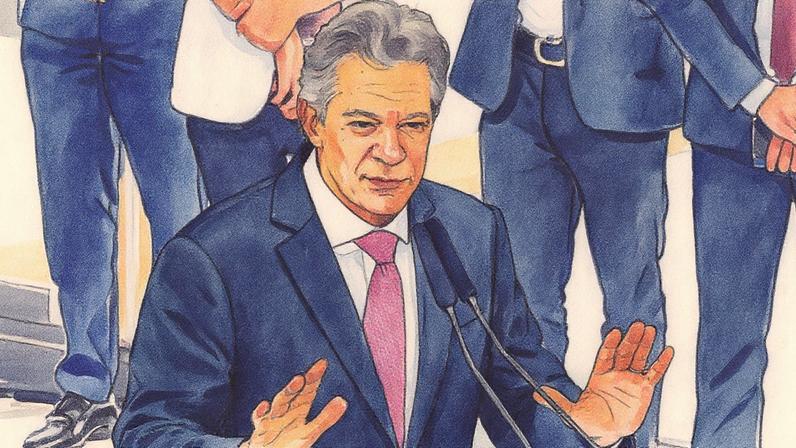 Ministro da Fazenda, Fernando Haddad, omite dados e afirma que crise fiscal é delírio. (Foto: Valter Campanato/Agência Brasil)