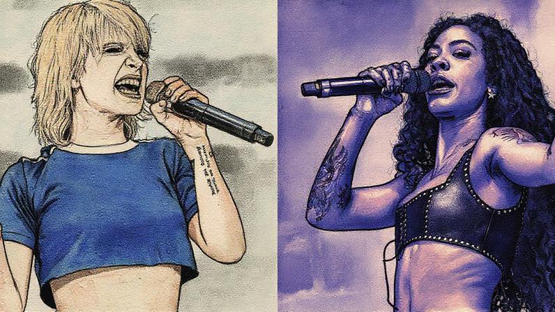 Hayley Williams and Rico Nasty