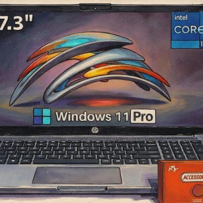 HP reduz preço de notebook de 17,3 polegadas com Windows 11 Pro em 71%