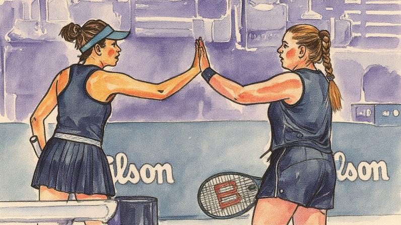 Su-Wei Hsieh e Jelena Ostapenko (Foto: WTA Finals)