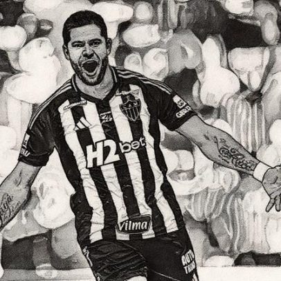 Atlético-MG celebra incrível Hulk com 500 gols na carreira
