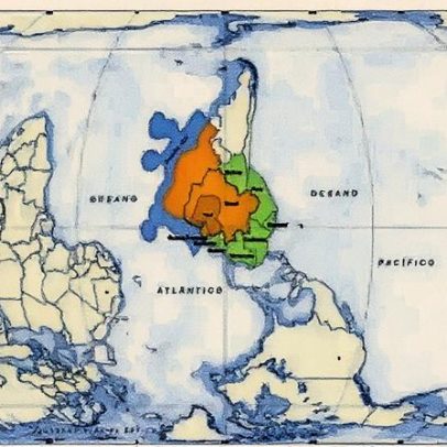 IBGE inverte mapa novamente e coloca o Pará no centro do mundo