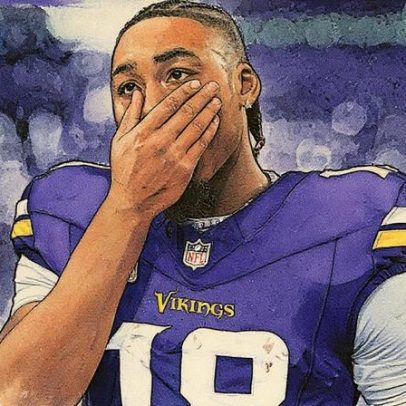 Justin Jefferson mira voltar ao modo selvagem para salvar a campanha dos Vikings