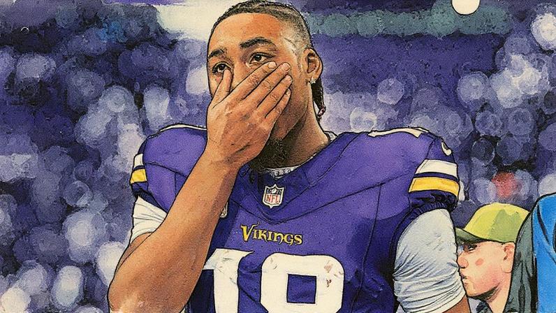 Justin Jefferson mira voltar ao modo selvagem para salvar a campanha dos Vikings