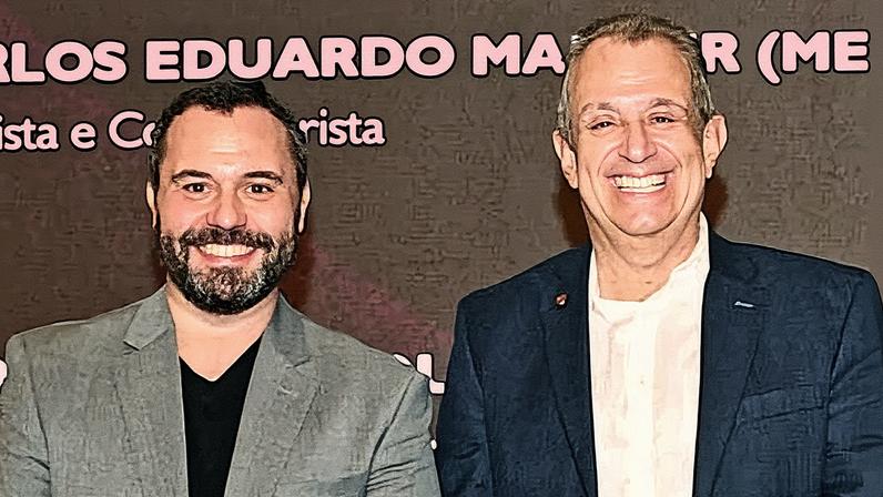 Mário Bittencourt e Bap, presidentes do Fluminense e do Flamengo (Foto: Mailson Santana/ Fluminense FC)