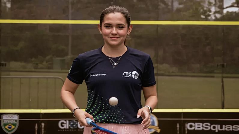 Laura Silva é a atual tricampeã brasileira (Foto: Roberto Fernandes/CBSquash)