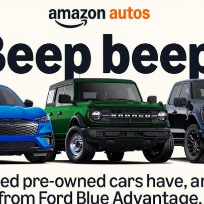 Agora é possível comprar veículos usados da Ford na Amazon