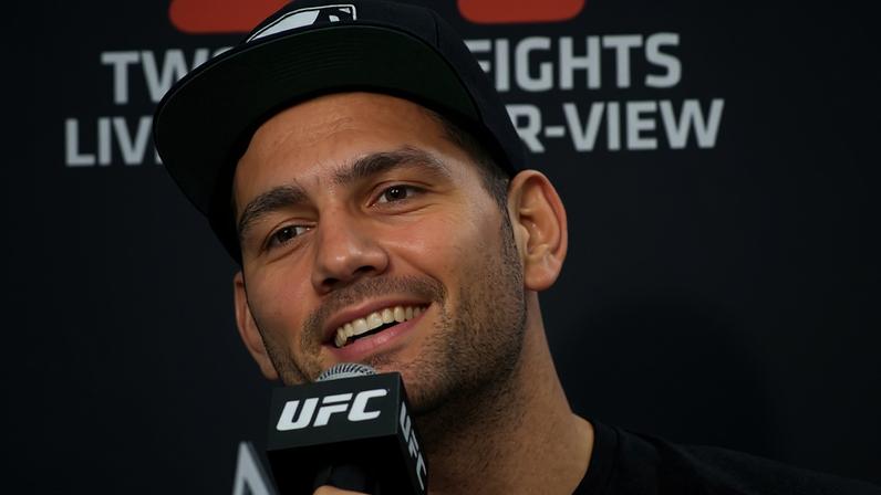 Chris Weidman em entrevista no UFC (Foto: Arquivo Lance!/Luis Fernando Coutinho)