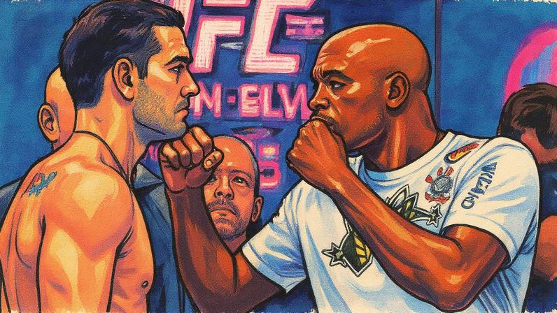 Anderson Silva, Chris Weidman (Foto: Divulgação/UFC)