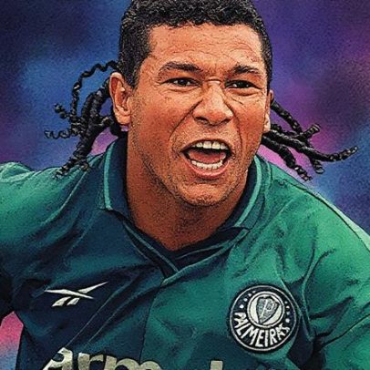 Palmeiras goleia Santos por 5 a 0 no Brasileirão de 1997 com Viola e Oséas