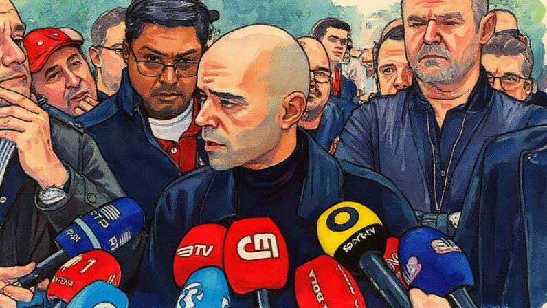 Candidato derrotado na 1.ª volta falou aos jornalistas antes de votar