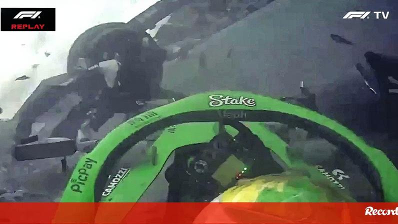 Piloto brasileiro da Kick Sauber envolvido em aparatoso acidente na última volta