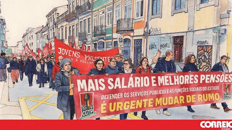 Manifestação da CGTP FOTO: Manuel Fernando Araujo/Lusa