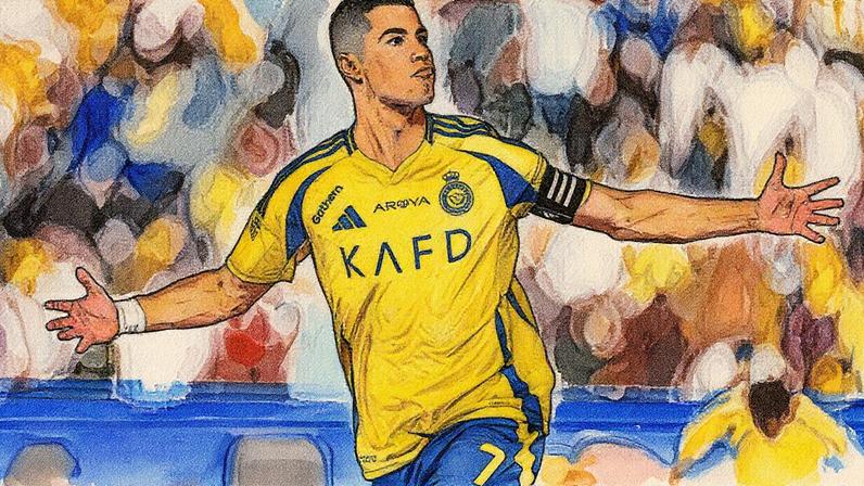 Cristiano Ronaldo em jogo pelo Al Nassr