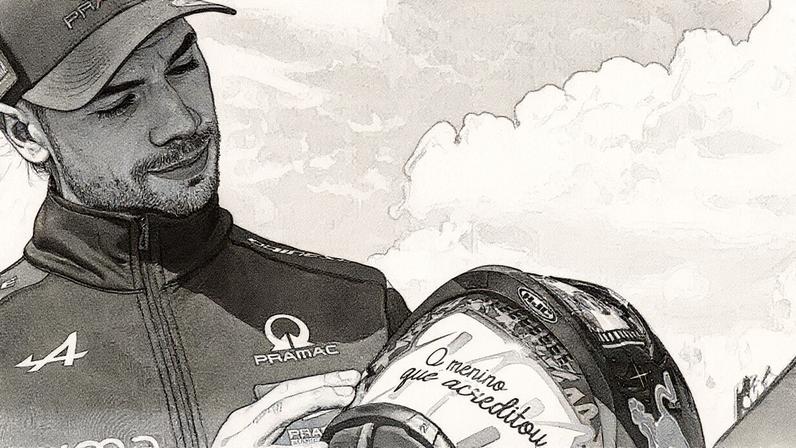 Miguel Oliveira compete no Grande Prémio de Portugal, no Autódromo Internacional do Algarve. FOTO: Paulo Calado