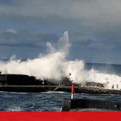 Mar agitado em Tenerife deixa três mortos e quinze feridos