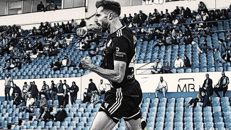 Tomás festejou em casa do Belenenses, clube onde fez a formação