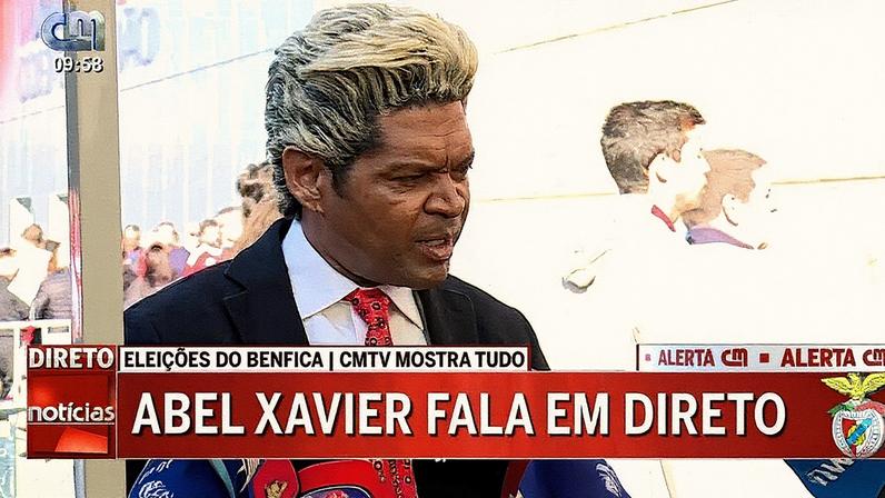 Abel Xavier nas eleições do Benfica
