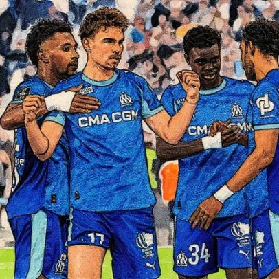Marselha vence Brest e assume provisoriamente a liderança da Liga Francesa