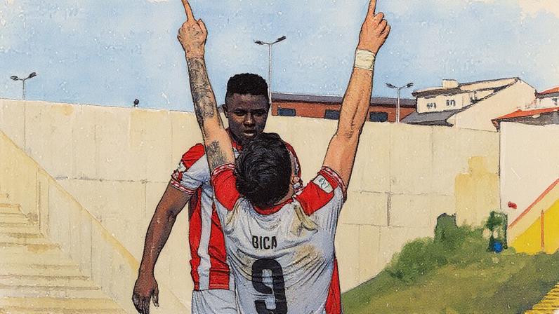 Bica celebra golo frente ao Torreense